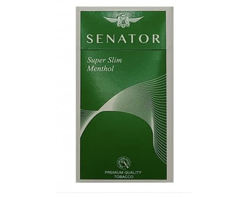 Купить Сигареты Senator Superslim Menthol (Сенатор Суперслим Ментол)